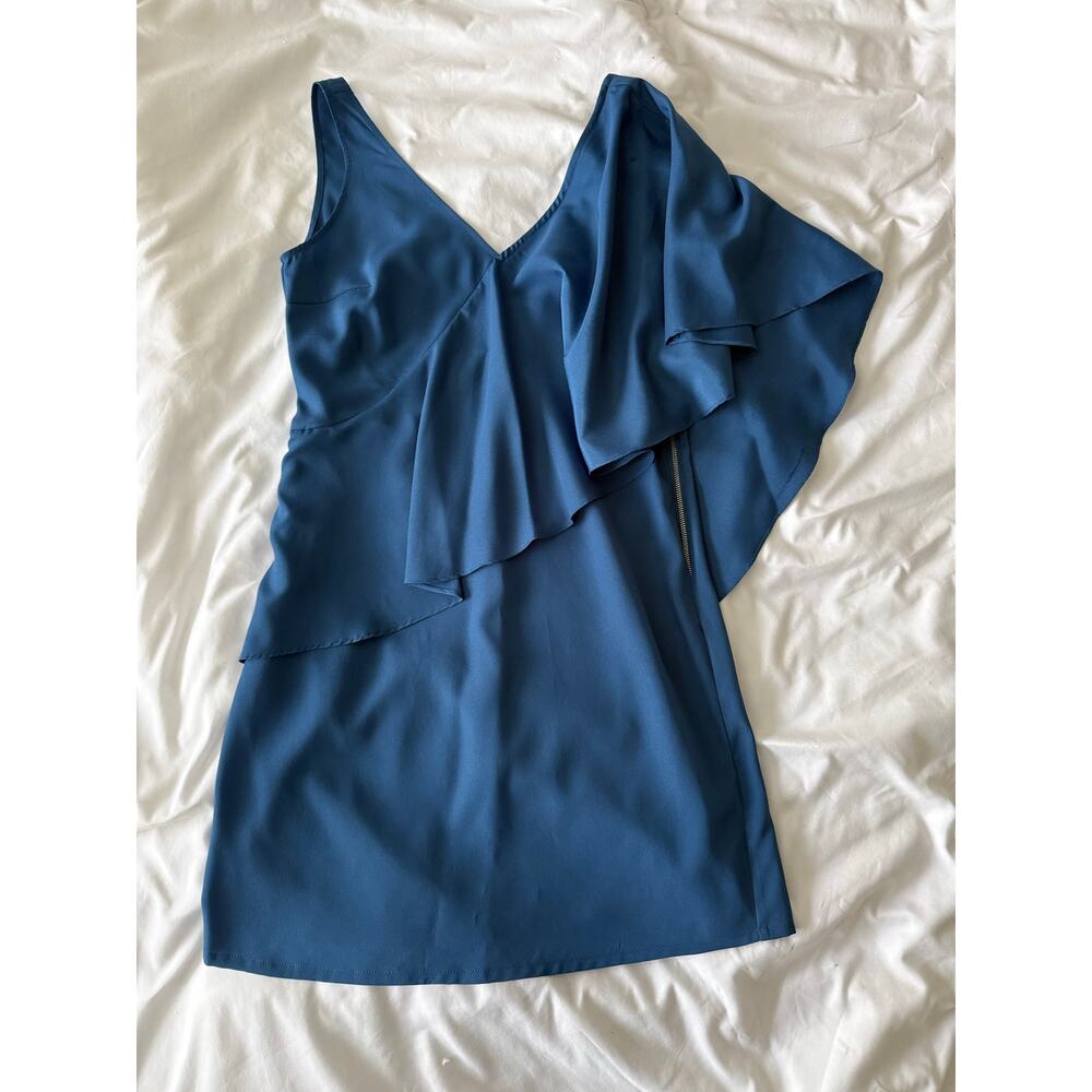 Wink Asymmetrical Blue Dress